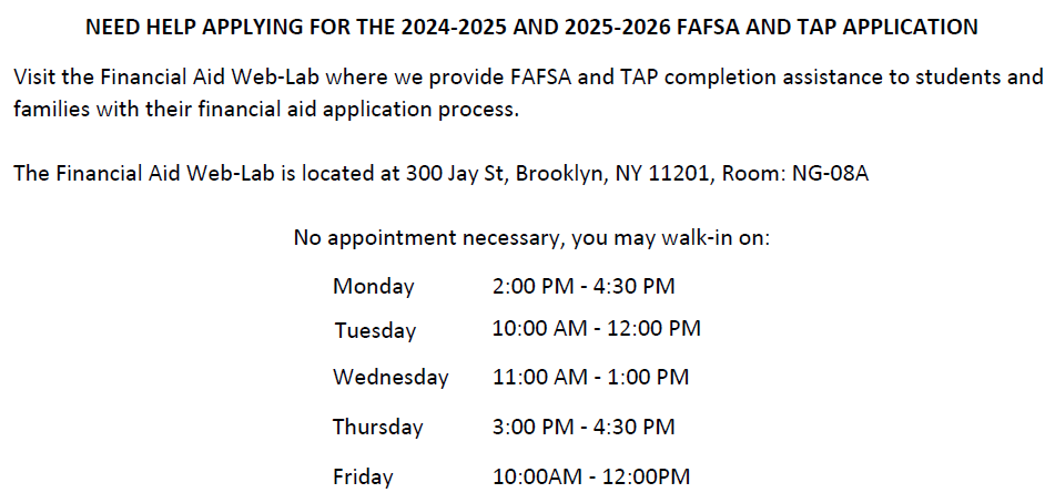 NEED HELP APPLYING FOR THE 2024-2025 AND 2025-2026 FAFSA